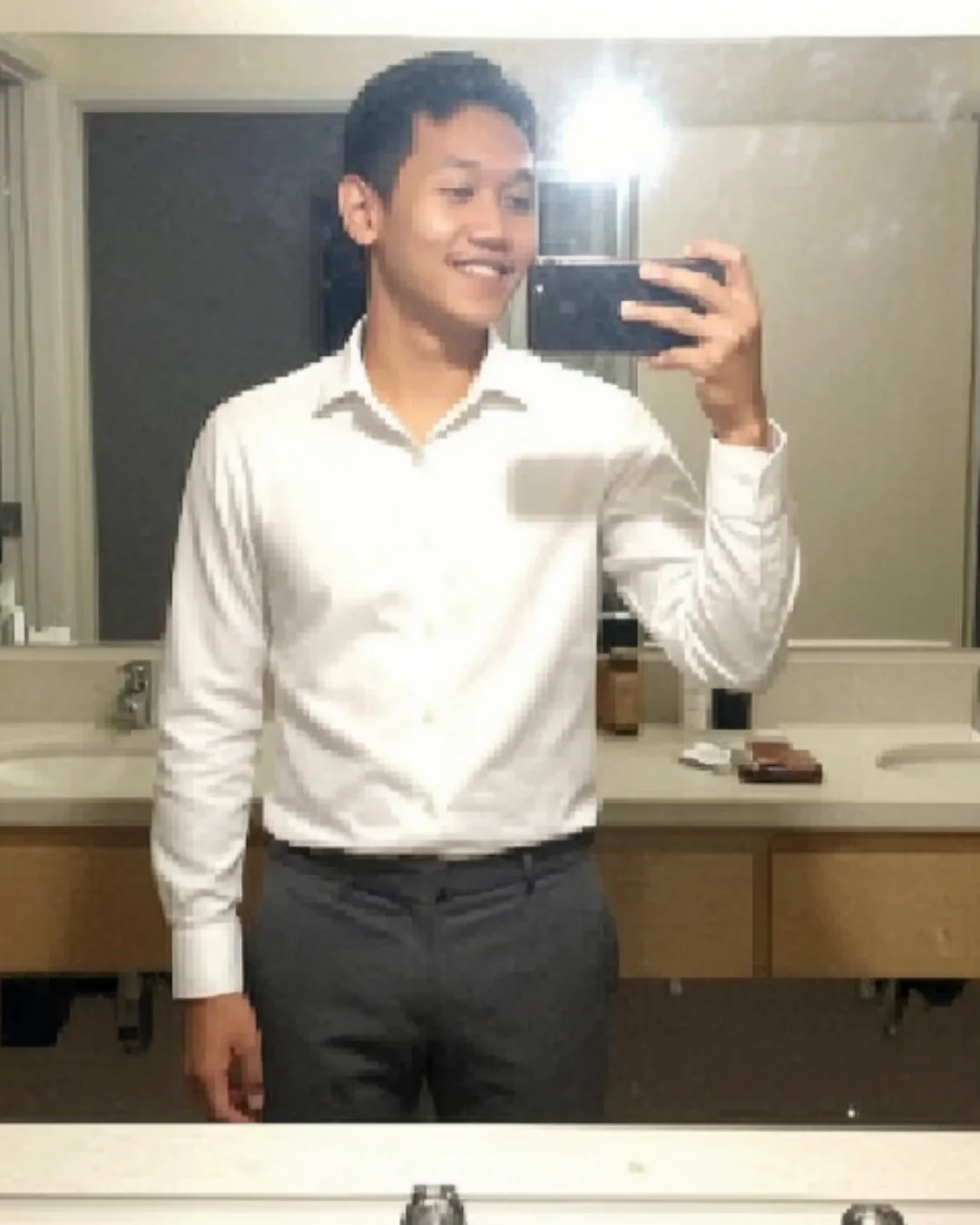 Before selfie